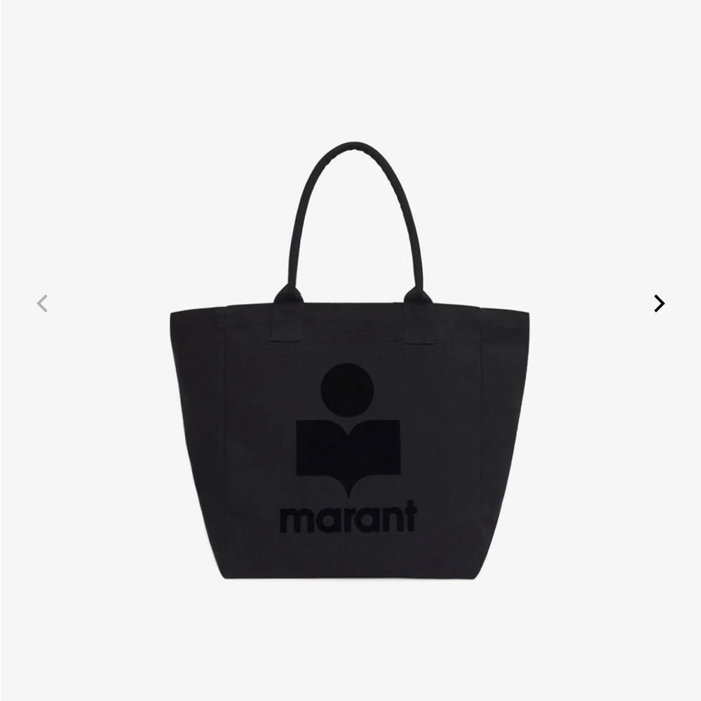 Isabel Marant Charcoal Logo Tote